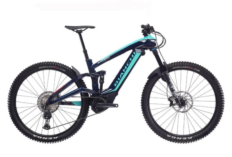 BIANCHI E-OMNIA FX-TYPE BICICLETA ELECTRICA Blue Navy / CK16 Full Glossy - Imagen 1