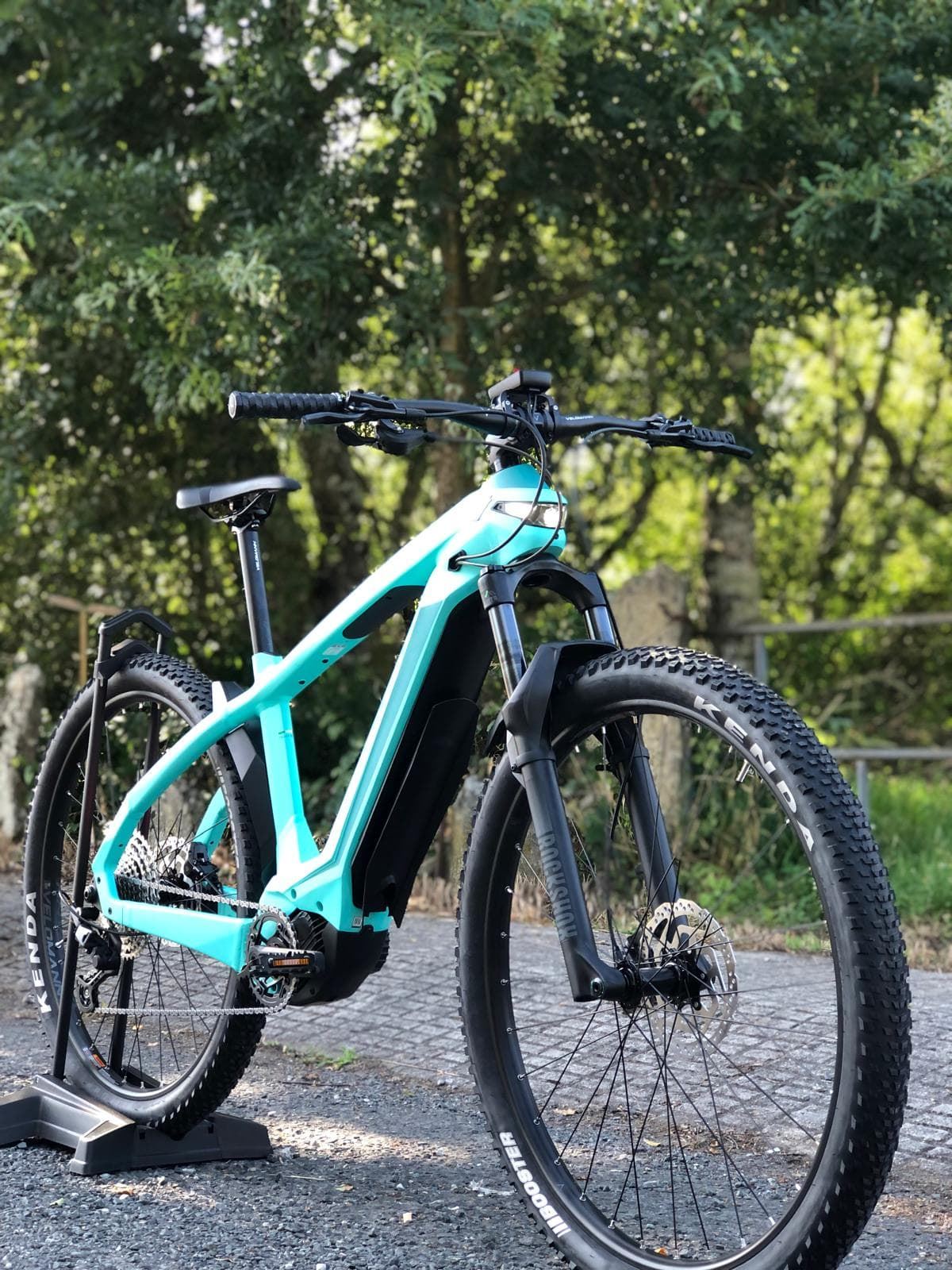 BIANCHI E-OMNIA X-TYPE BICICLETA ELECTRICA Dark Celeste Full Matt - Imagen 7