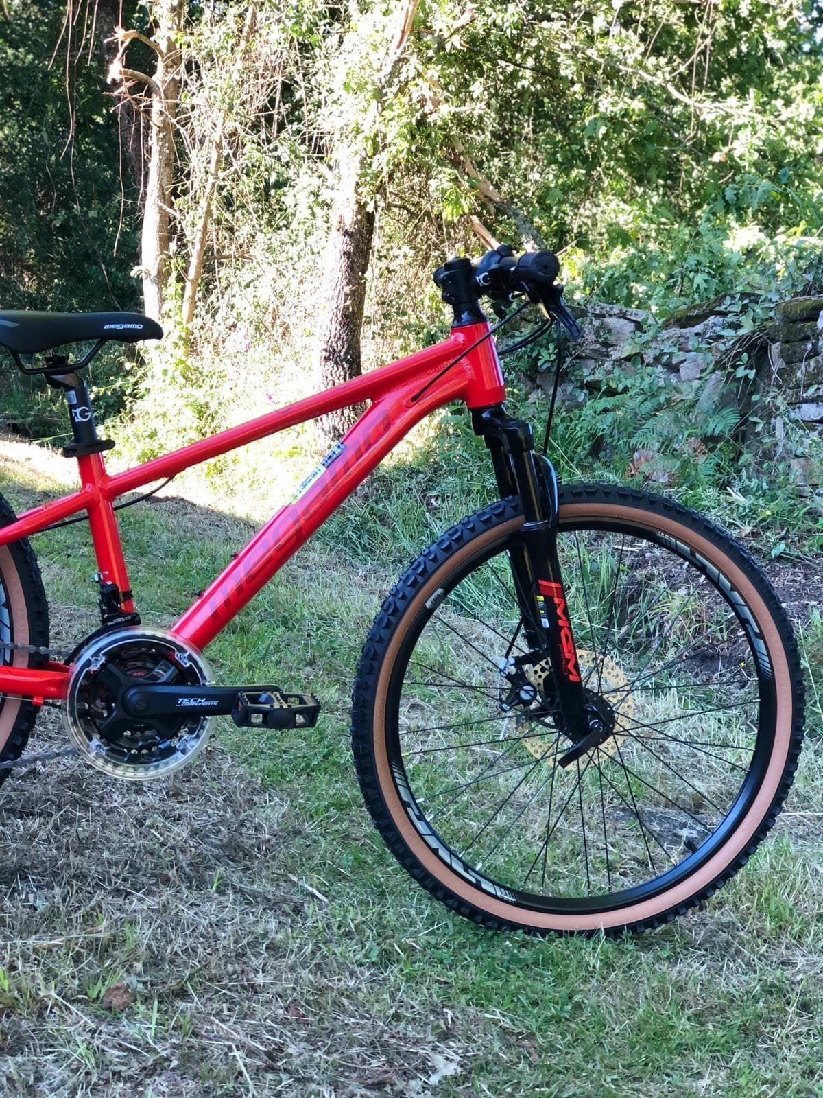 Bicicleta Infantil 24" MEGAMO KU4. ROJO - Imagen 5