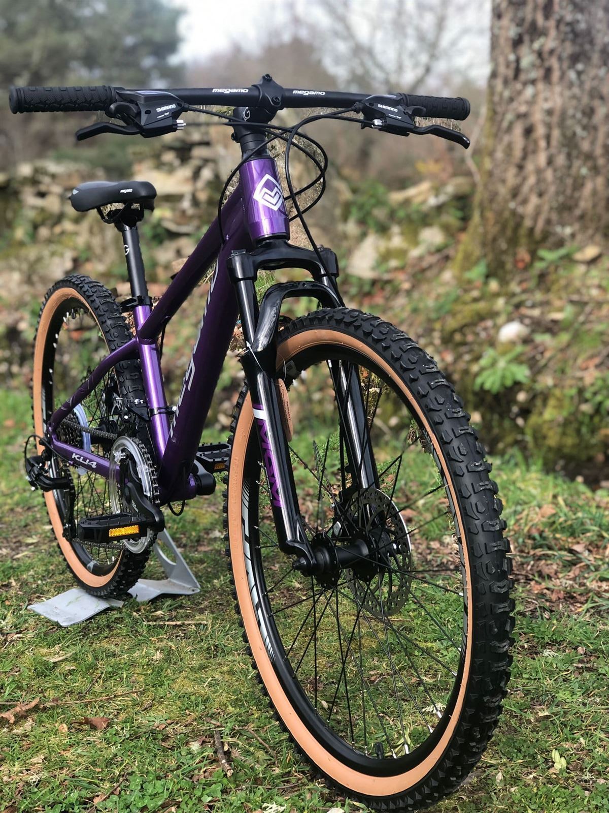 Bicicleta Infantil 24" MEGAMO KU4. VIOLETA - Imagen 2