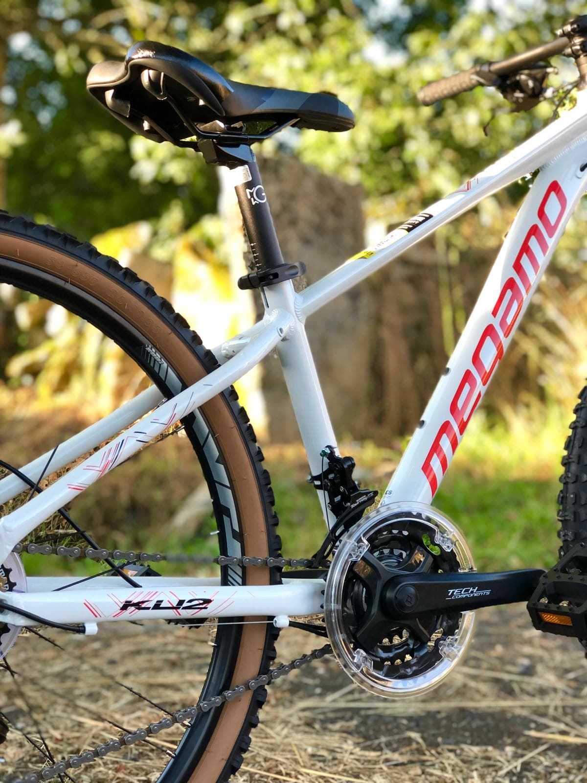 Bicicleta MTB 26¨MEGAMO KU2, COLECCIÓN 2024, "BLANCO/ROJO" - Imagen 1