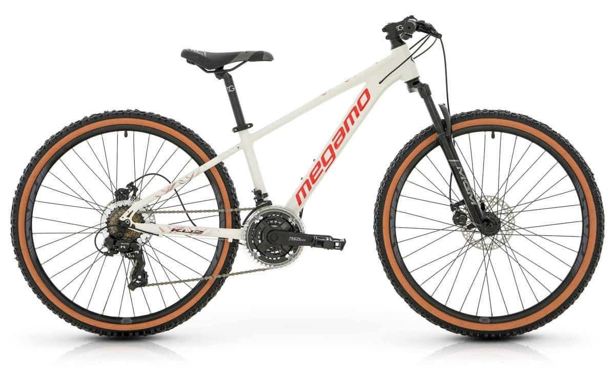 Bicicleta MTB 26¨MEGAMO KU2, COLECCIÓN 2024, "BLANCO/ROJO" - Imagen 4