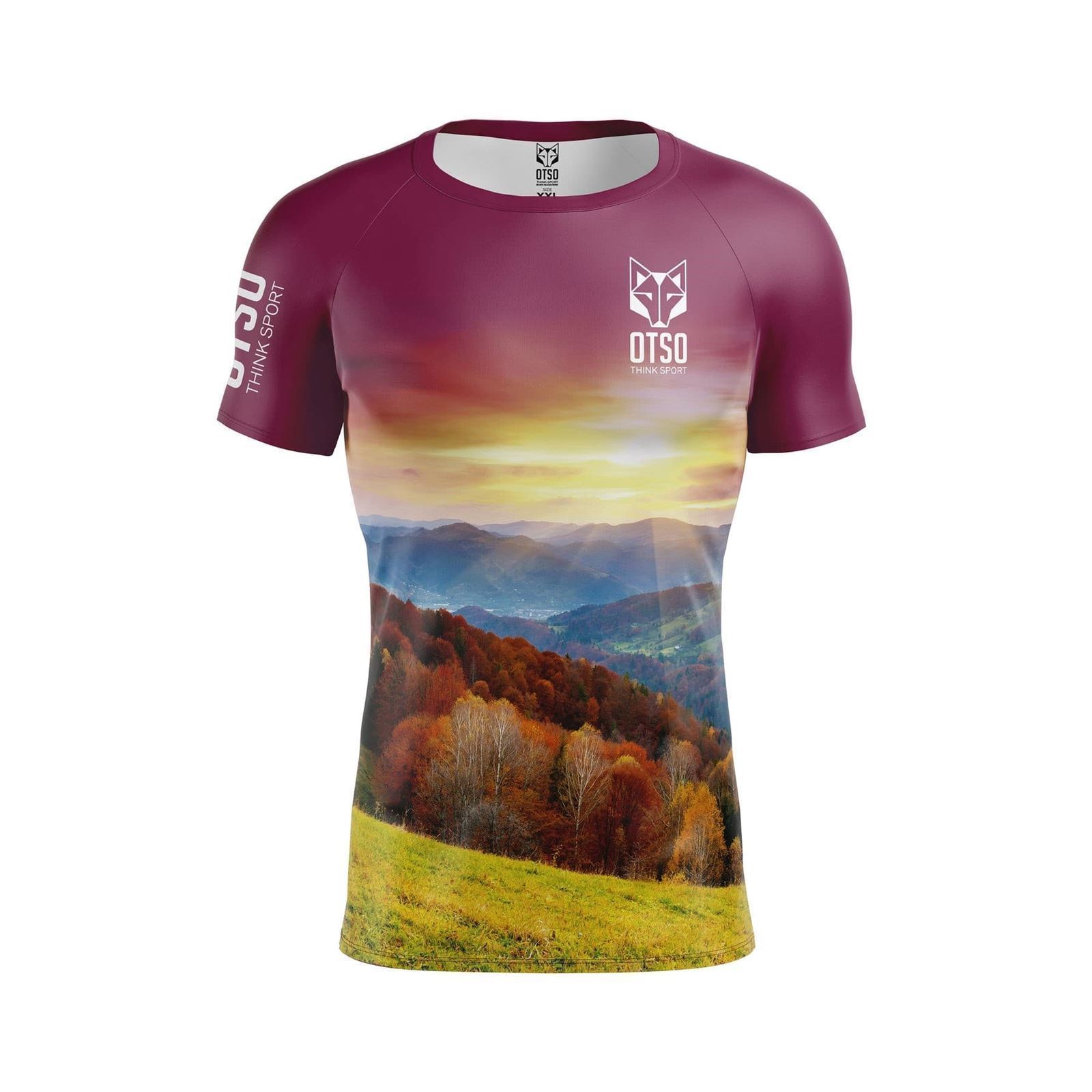 Camiseta Running OTSO Manga Corta Hombre Autumn. ÚLTIMA UNIDAD!! TALLA M - Imagen 1