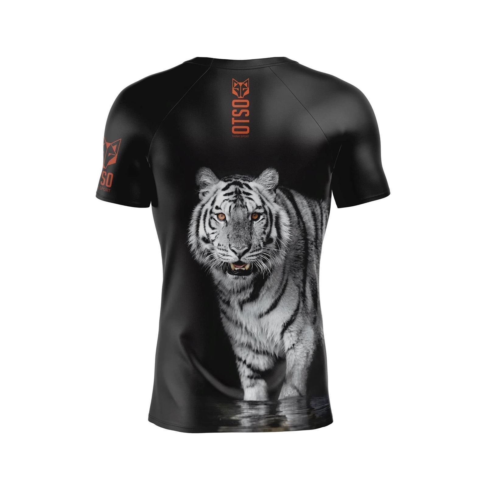 Camiseta Running OTSO Manga Corta Hombre Tiger. ÚLTIMAS UNIDADES!! TALLA L Y M - Imagen 2