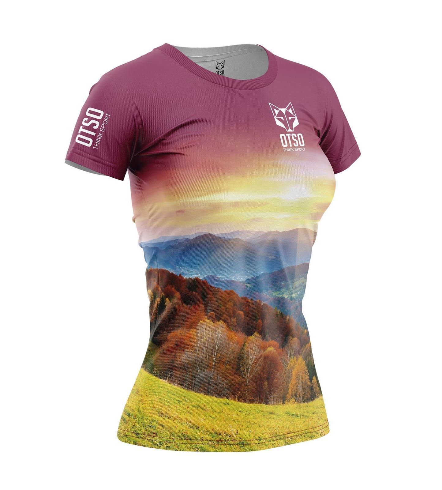 Camiseta Running OTSO Manga Corta Mujer Autumn. ÚLTIMAS UNIDADES!! TALLA XS Y M - Imagen 1