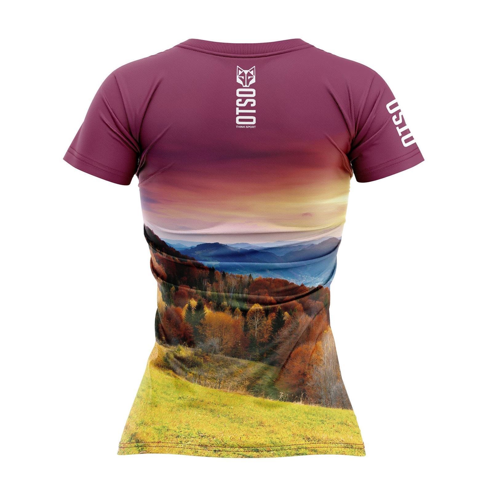 Camiseta Running OTSO Manga Corta Mujer Autumn. ÚLTIMAS UNIDADES!! TALLA XS Y M - Imagen 2