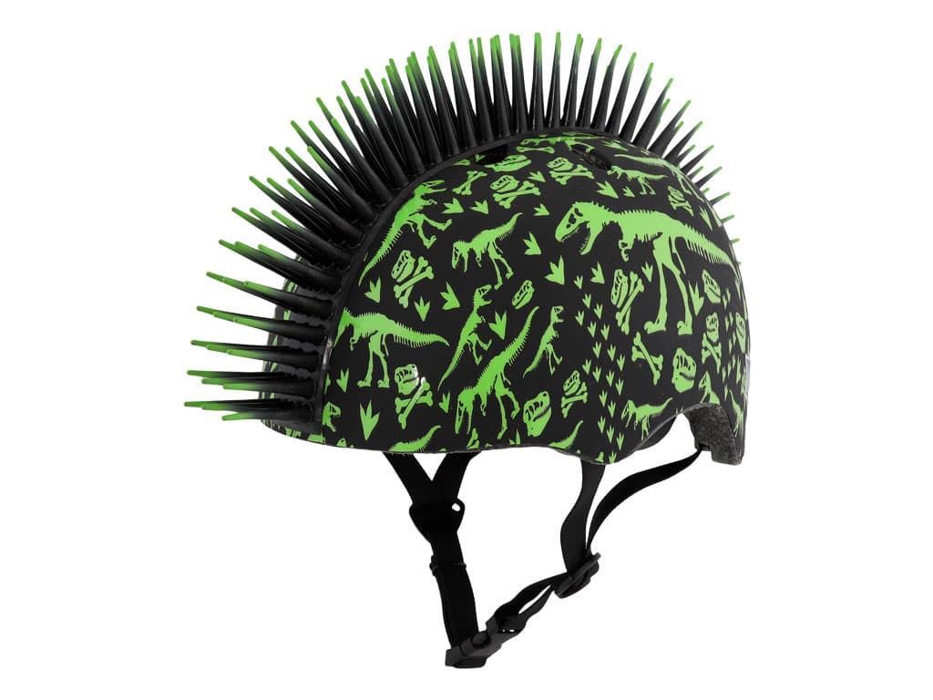 Casco Infantil RASKULLZ Cresta Verde T-Rex - Imagen 1