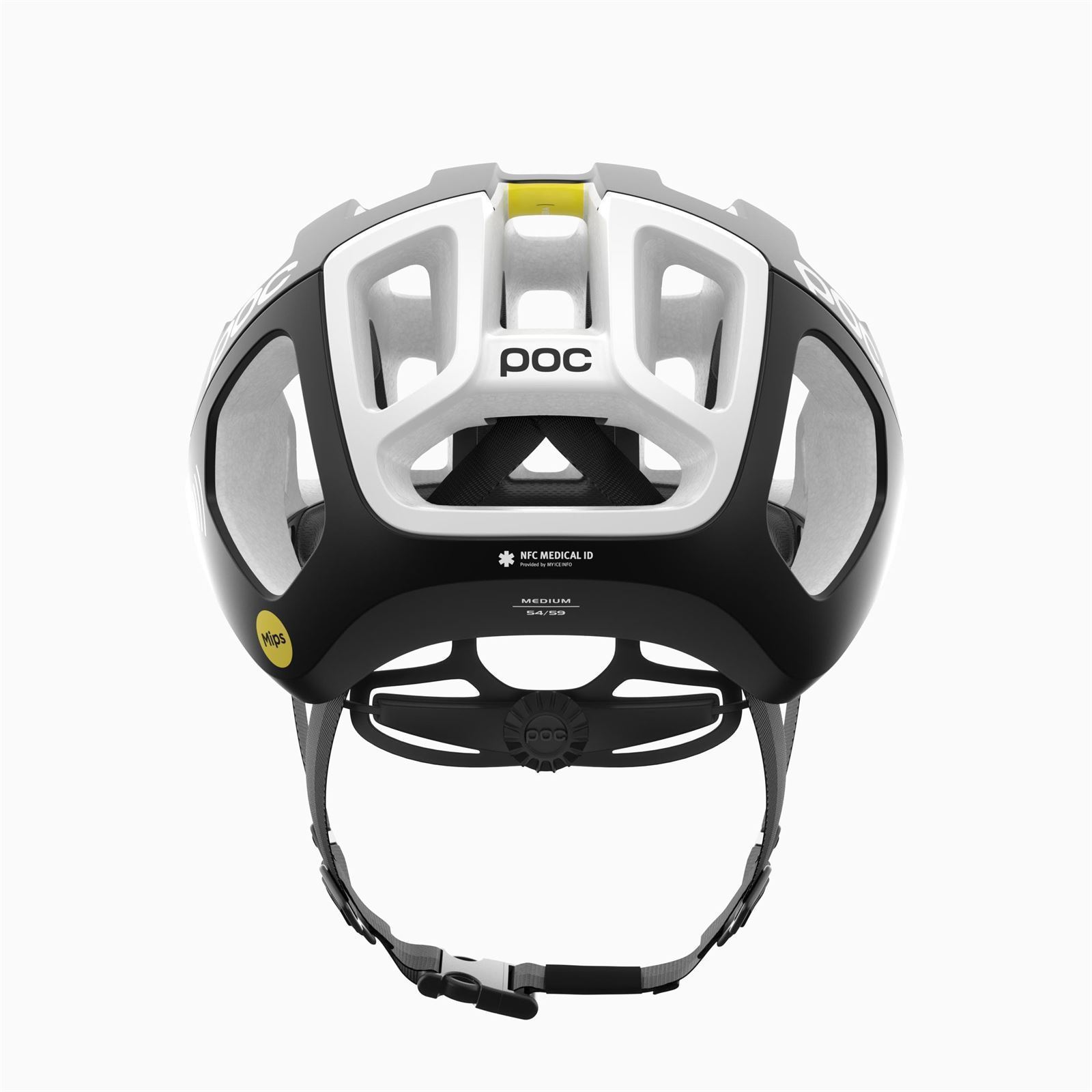 Casco POC VENTRAL AIR MIPS NFC. NEGRO/BLANCO MATE - Imagen 4