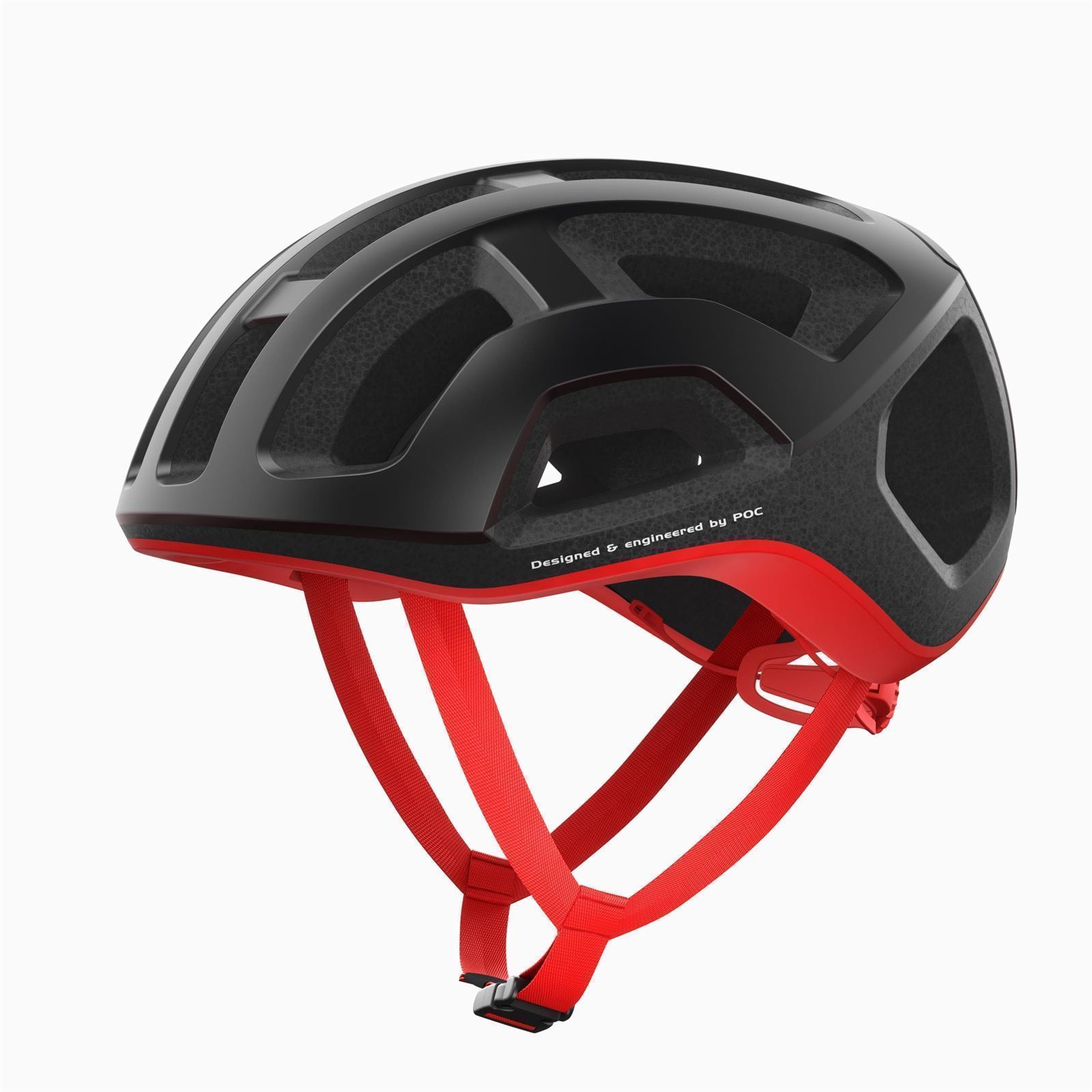 Casco POC VENTRAL LITE. NEGRO/ROJO MATE - Imagen 1