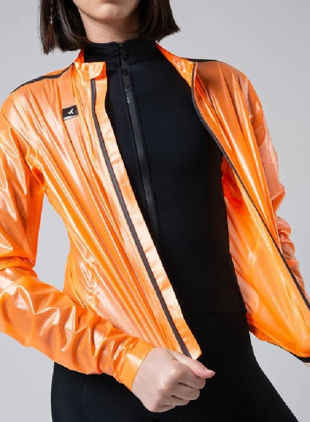 Cortaviento/Impermeable GOBIK Unisex Pluvia 2.0 Blazing Orange - Imagen 3