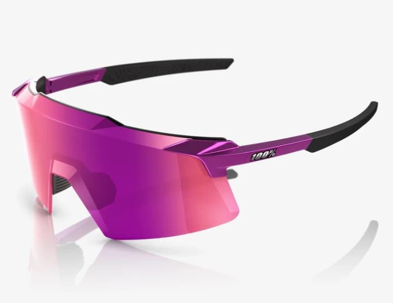 GAFAS 100% AEROCRAFT Gloss Purple Chrome|Purple Multilayer Mirror - Imagen 1