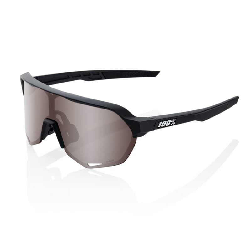 Gafas 100% S2 "Soft Tact Black - Lente: Hiper Silver Mirror Lens" - Imagen 1