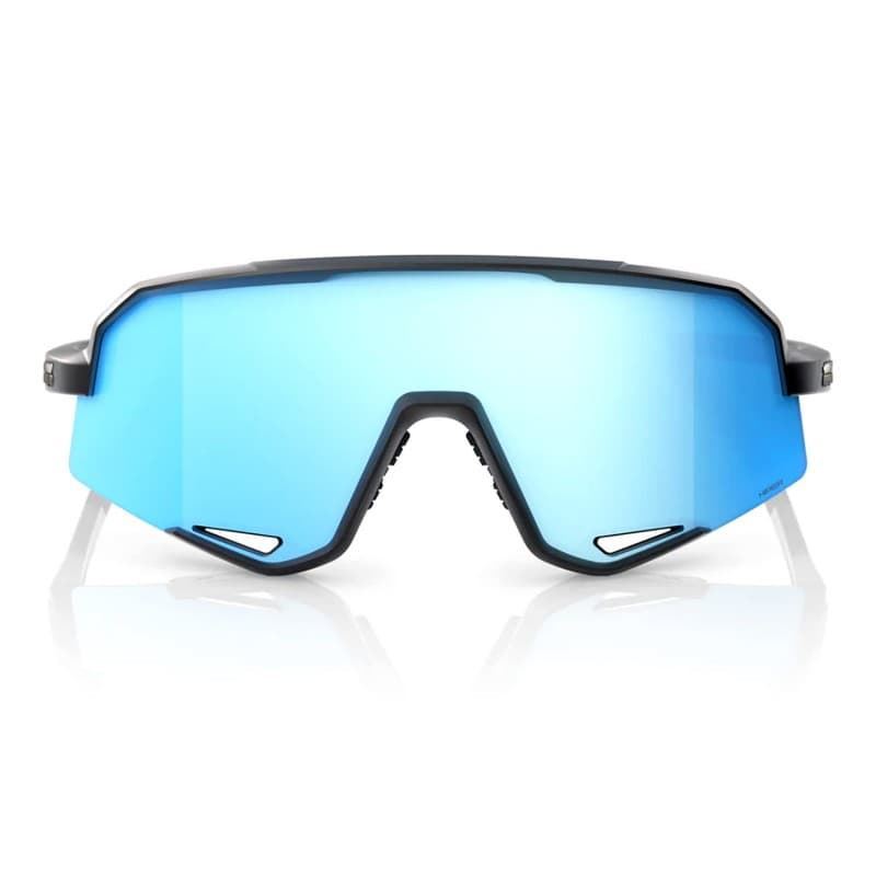 GAFAS 100% SLENDALE Matte Black HiPER® Blue Multilayer Mirror Lens - Imagen 3