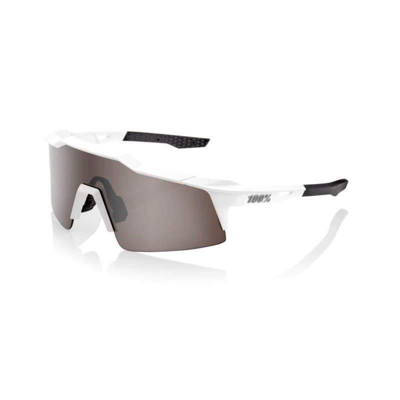 Gafas 100% SPEEDCRAFT Matte White - Lente: Hiper Silver Mirror Lens - Imagen 1