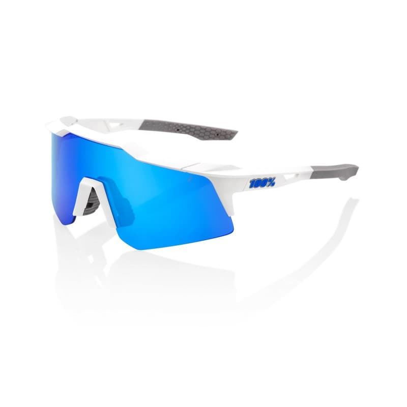 Gafas 100% SPEEDCRAFT XS Matte White - Lente: Blue Multilayer Mirror Lens - Imagen 1