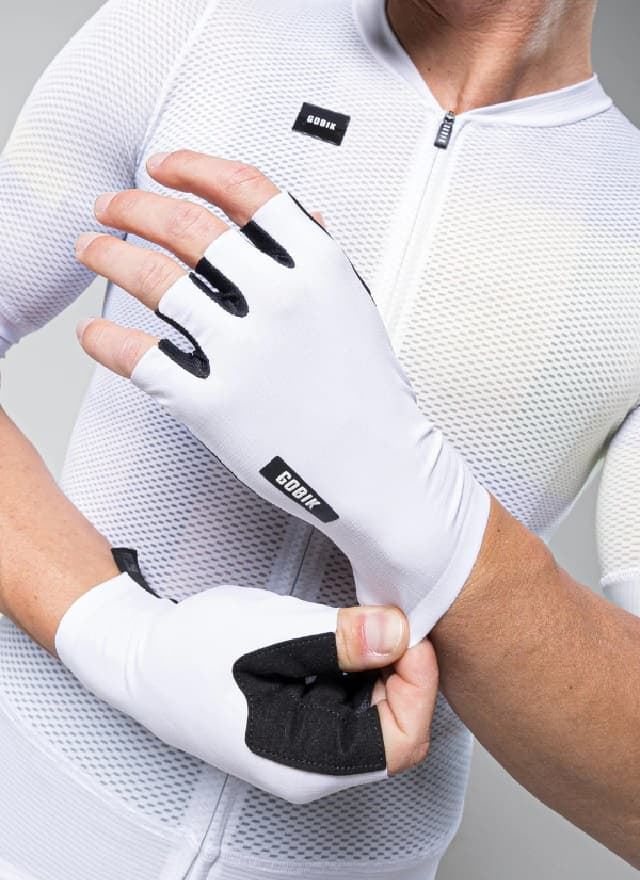 GUANTES CORTOS GOBIK MAMBA 2.0 UNISEX, BLANCO - Imagen 2