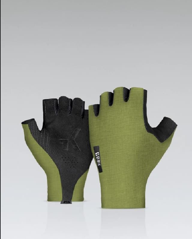 GUANTES CORTOS GOBIK MAMBA 2.0 UNISEX, VERDE OLIVA - Imagen 1