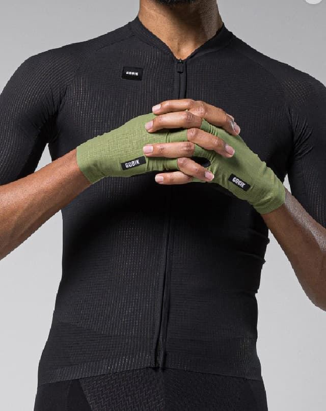 GUANTES CORTOS GOBIK MAMBA 2.0 UNISEX, VERDE OLIVA - Imagen 2