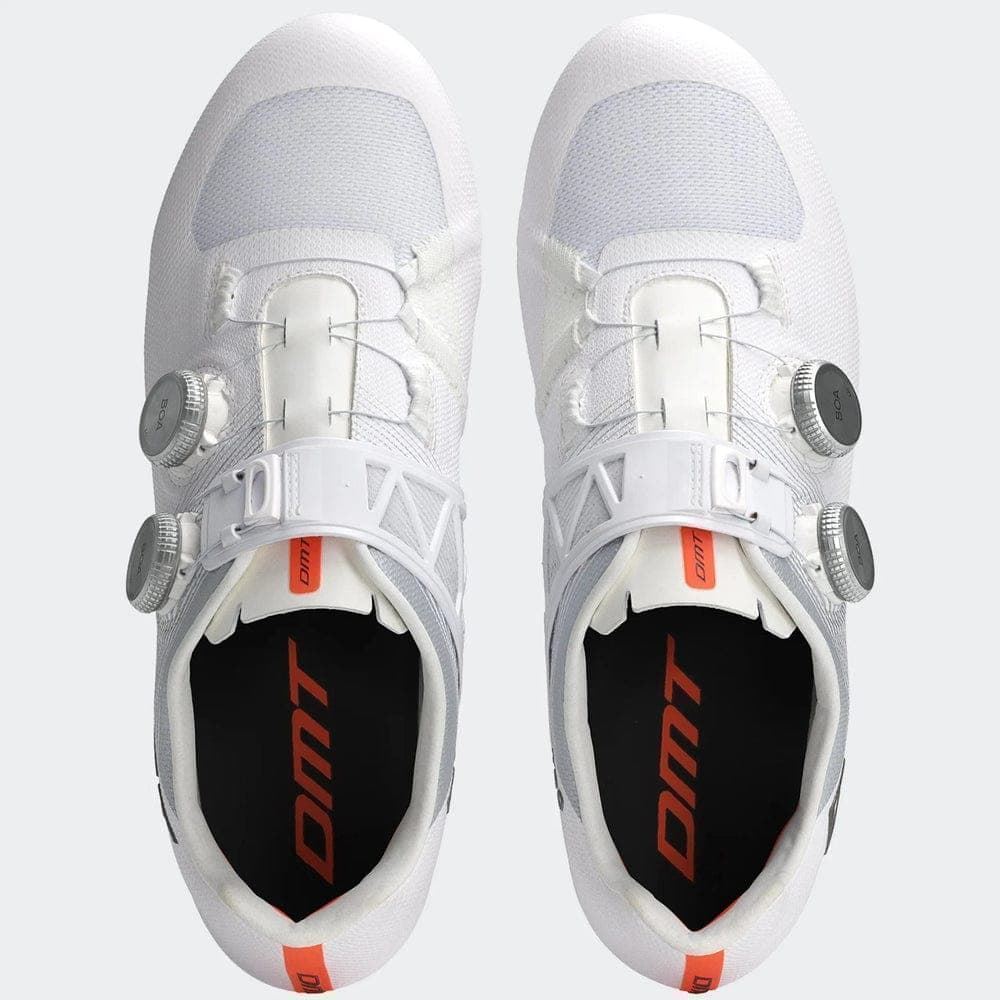 NUEVA ZAPATILLA DMT KR0 EVO BLANCO/PLATA + CALCETINES DMT CLASSIC RACE DE REGALO - Imagen 6