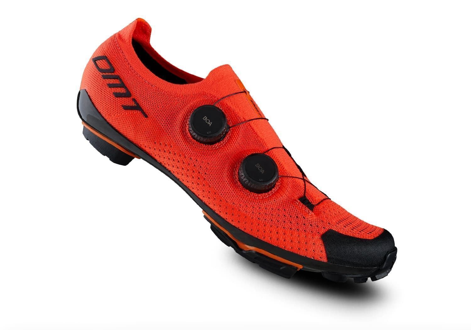 Zapatillas MTB DMT KM0 Rojo Coral + CALCETINES DMT CLASSIC RACE DE REGALO - Imagen 1