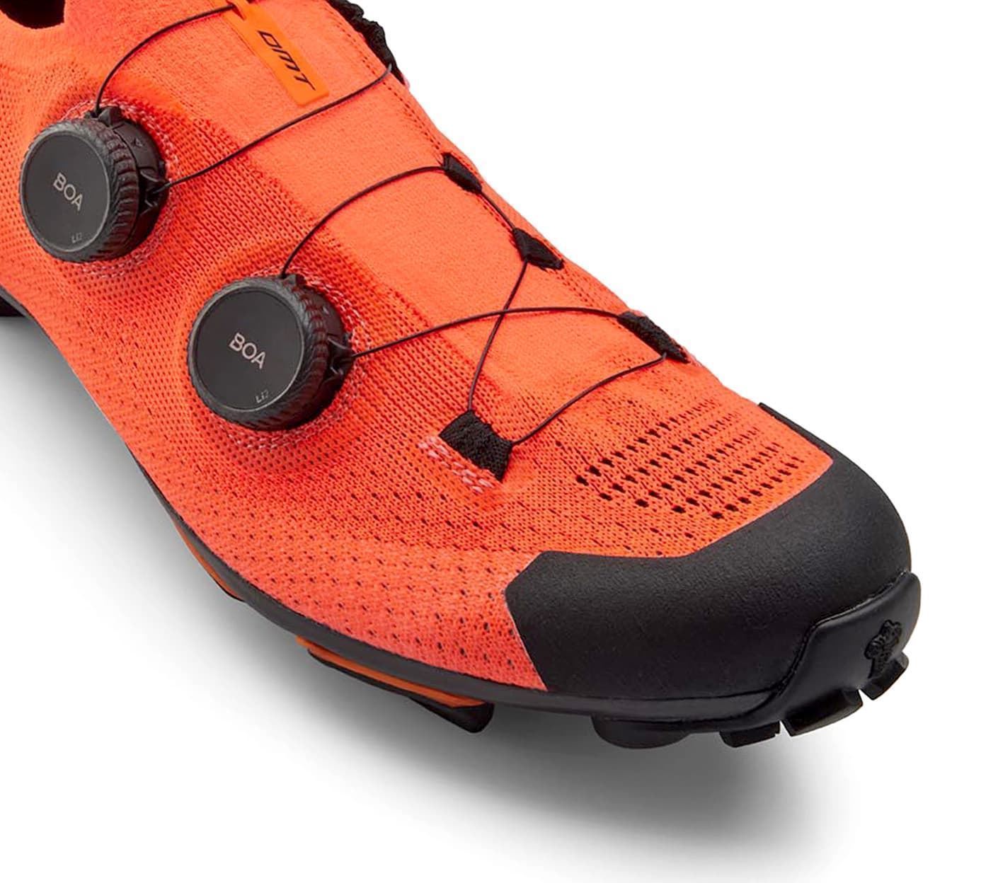 Zapatillas MTB DMT KM0 Rojo Coral + CALCETINES DMT CLASSIC RACE DE REGALO - Imagen 2